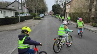 Met de fiets